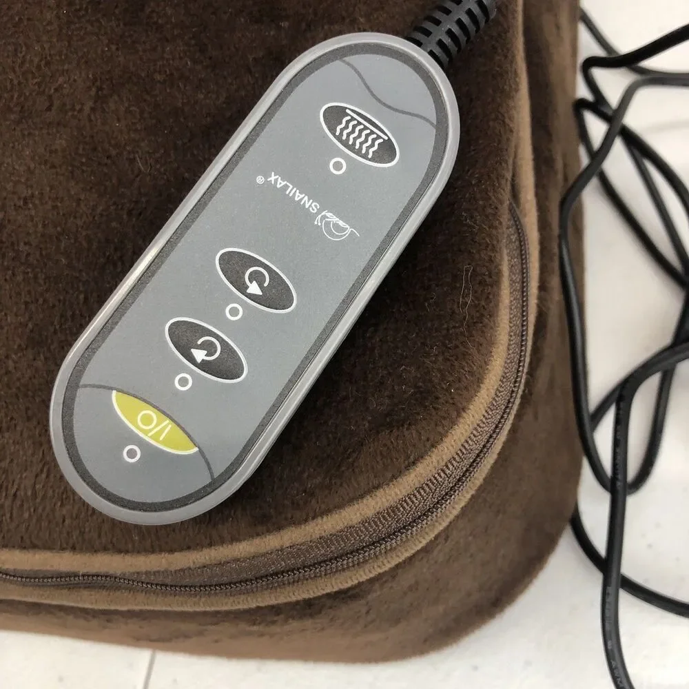 Snailax 2-in-1 Shiatsu Foot and Back Heat Massager SL-522S New Open Box